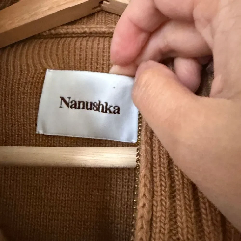 Nanushka quarter zip sweater